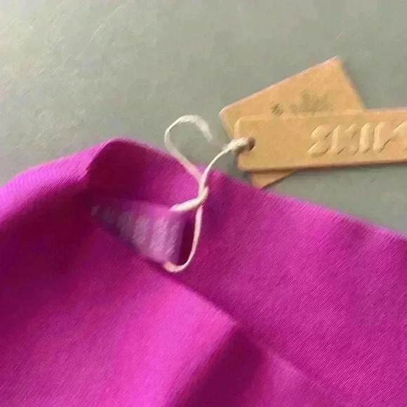 SKIMS NWT Lollipop Dipped Front Waist Pull On Knit Swim Mini Skirt Size 2X - Picture 4 of 11